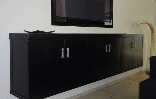 Contemporary look for flat screen TV